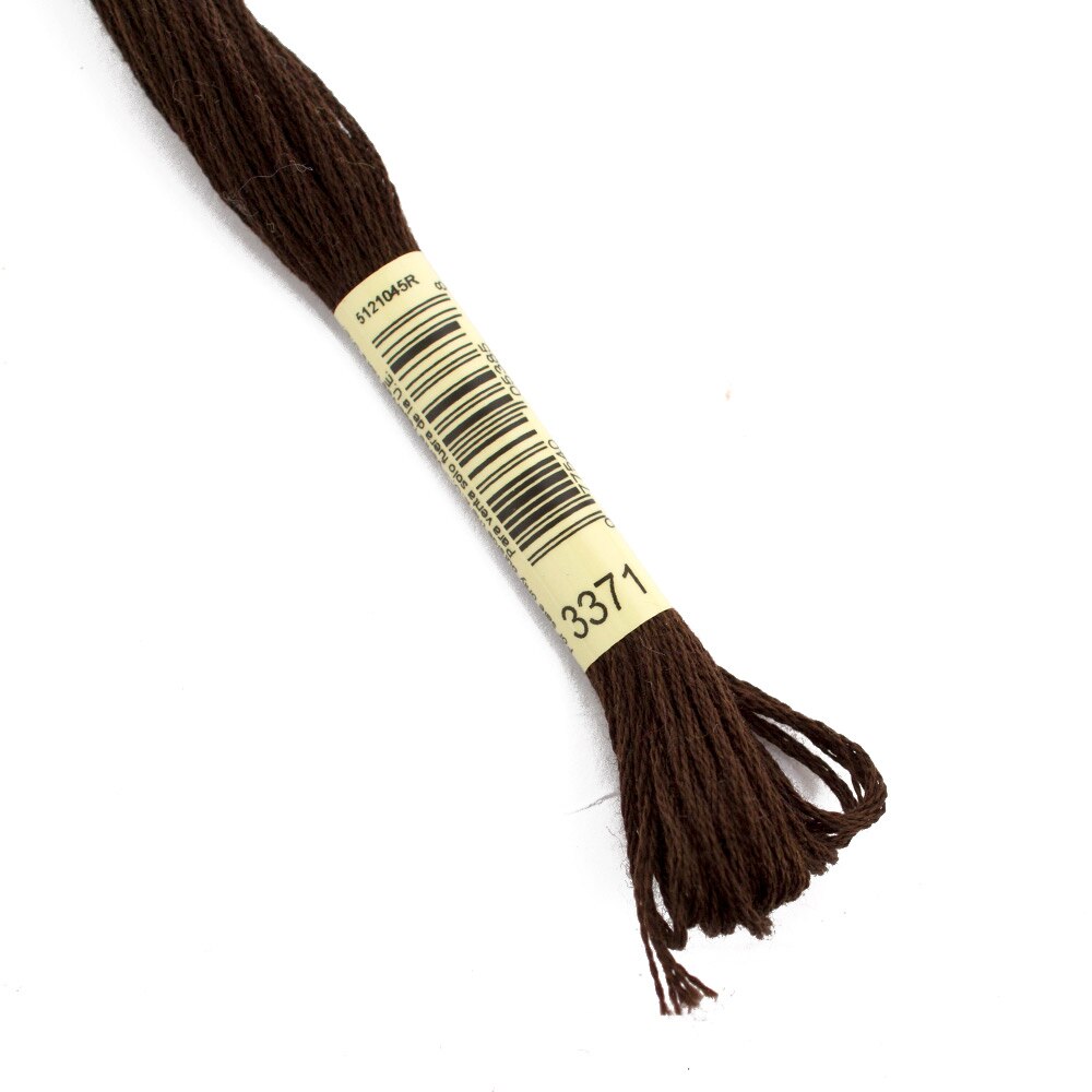 Sewing Supplies, Art & School, DMC, 6 strand, Embroidery floss, 50171, Black Brown